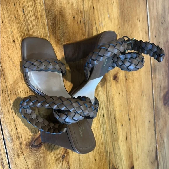 Michael Kors Brown Braided Women's Sandals size 37.5 - Picture 5 of 5